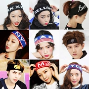 Thời trang rộng tập thể dục len headband mùa xuân và mùa đông mùa đông mồ hôi ban nhạc tóc ban nhạc nam và nữ yoga thể thao headband chạy khăn mồ hôi