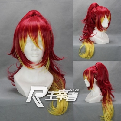 taobao agent 主宰者 Green Exorcist Fog Repairing Gradient Color Single COS Wig Wig Fake Mao 224A