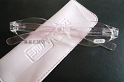 Nhật Bản trong nháy mắt đọc thương hiệu kính cao cấp nhựa nữ chống mỏi siêu nhẹ thời trang xách tay - Kính râm