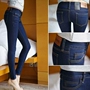 Mùa xuân và mùa thu 2016 phiên bản mới của Hàn Quốc của phụ nữ quần lọt khe chân thon dài Quần bút chì quần jeans hoang dã Quần dài nữ quan jean nu