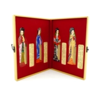 Янлинг Чанчжоу расчесывал китайские характеристики подарки и подарки четыре талантливые женские золотые деревянные коробки