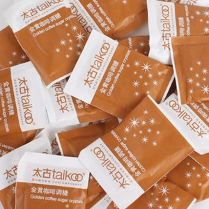 Starbucks Coffee Special Sugar Pack Taikoo Taikoo Golden Coffee Tun Sugar Слишком древний желтый сахарный мешок 5 грамм*50 мешков