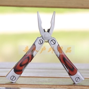 Đa chức năng kìm mini gấp kim mũi kìm gỗ gụ kìm công cụ ngoài trời đa mục đích folding knife cutter gấp kìm