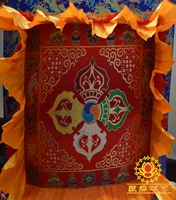 Тибетская в стиле внутреннее декоративное декоративное кросс -король Kong Jiuda Job Hall