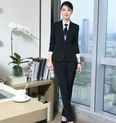 820 vần 2018 đầm dài tay mùa thu và tay dài chuyên nghiệp cho phụ nữ mặc quần yếm keyun phù hợp với khách sạn