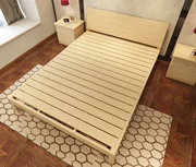 Cung cấp hướng dẫn cài đặt 1,8 m thông 2 người đơn giản hiện đại giường đôi giường gỗ rắn giường gỗ giường