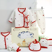 Bộ quần áo cotton cho bé sơ sinh hộp quà mùa thu và mùa đông dành cho bà mẹ và trẻ sơ sinh