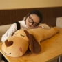 2018 Tại Chỗ Phần Mềm Mô Phỏng Con Chó Ngủ Búp Bê Chó Plush Vải Đồ Chơi Gối Dài Lớn đồ chơi trẻ con