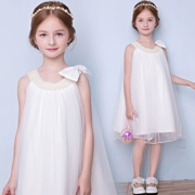 Váy bé gái nổi tiếng váy công chúa mùa hè hoa cô gái váy cưới Liuyi trang phục bé tuổi