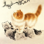 Nổi tiếng cổ thêu nghệ thuật thêu thêu diy kit người mới bắt đầu handmade sơn trang trí kitten 30 * 30 CM