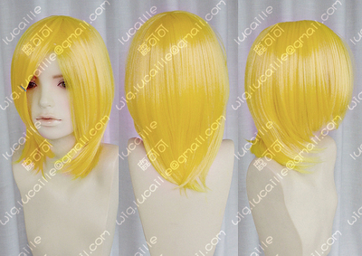 taobao agent Sell like hot cakes!Lemon yellow face MSN gentle high temperature short hair girl cos wig