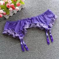 Châu Âu và Mỹ sexy lưới garter ngọt ngào ren garter quần dây nịt móc tất 