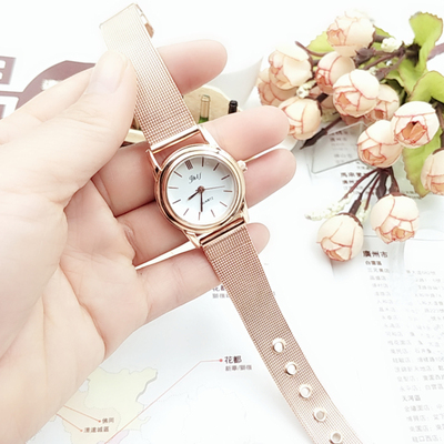 taobao agent Fashionable swiss watch, 2018, Korean style, simple and elegant design, for secondary school