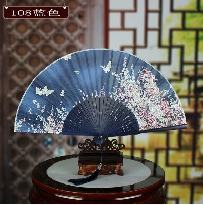 taobao agent 魔 爱 巴 卫 COS fan ancient palace fan Japanese and clothing cherry blossom butterfly fan sending a snorkel plate