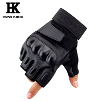 Lực lượng đặc biệt Black Hawk quân đội fan ngoài trời chiến đấu nửa finger Nga quân tactical găng tay cưỡi non-slip găng tay áo giáp găng tay chống cắt