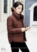 2019 mới Xin Yiyuan tạo ra 1813 áo khoác nữ ngắn xuống chín hoàn thành áo khoác bán thành áo khoác da tùy chỉnh hoàn thành - Xuống áo khoác
