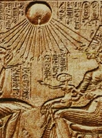 Бесплатная доставка коллекций импортированная египетская бумага живопись знаменитые произведения 4060 Молитесь за солнце, бог солнца