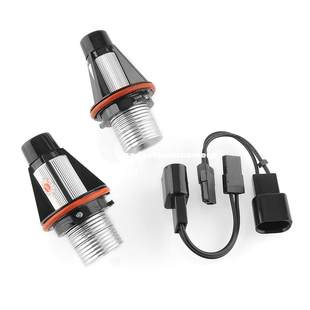 2 светодиодных ангельских глазка 7000K подходят для BMW E39 E60 E61 E63 E64 E65