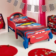 Disney phim hoạt hình nhỏ gọn hàng rào nhựa sáng tạo trẻ em trai và cô gái bé trẻ em giường trẻ em kéo dài giường xe - Giường