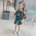 Cô gái ngắn tay váy mùa hè mới Hàn Quốc phiên bản của trẻ em off-vai ăn mặc 3-4 tuổi bé ăn mặc giản dị Váy