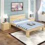 Kinh tế 1.8 m cung cấp các công cụ cài đặt đơn giản Từ Châu gỗ thông giường gỗ rắn hiện đại nhỏ gọn giường giường hộp