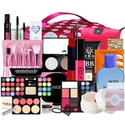 Student Party Cosmetics Set Makeup Complete Sơ cấp Kết hợp Cô gái Newbie Trang điểm nhẹ Sản phẩm làm đẹp tự nhiên - Bộ trang điểm