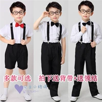 Liuyi hoa cô gái ăn mặc cậu bé máy chủ nhỏ phù hợp với đám cưới điệp khúc phù hợp với cậu bé trẻ em trang phục bib quần áo be gái 10 tuổi