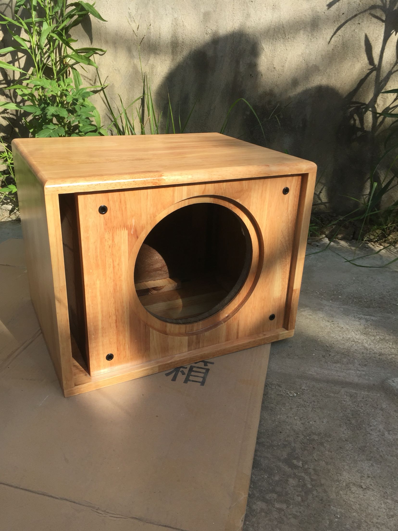 12 inch subwoofer wooden box