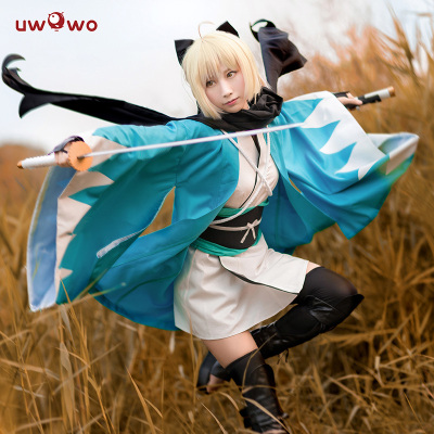 taobao agent Arctic COSPLAY clothing rental/Grand Order Kitza San COS uniform short kimonos