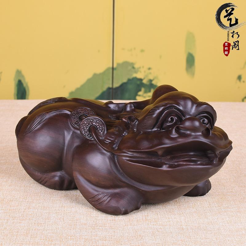 紅木大象擺件 實木雕大象花梨木質木象 家居風水工