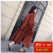Áo len nữ phần dài Hàn Quốc phiên bản của mùa thu phụ nữ 2018 mới chống mùa đặc biệt cung cấp mùa thu và áo khoác mùa đông nữ áo len