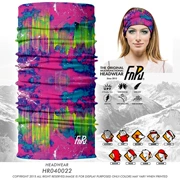 Châu Âu và Hoa Kỳ gió đầy màu sắc hoa văn đa chức năng vải căng yoga chạy thể dục cô gái túi headband headband headband headband - Kerchief / Earflap