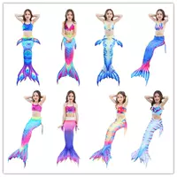 Swimmable Mermaid Tail for children Kids Girl Bikini Swim Sw