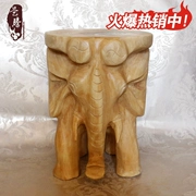 Long não gỗ khắc voi phân voi băng ghế gỗ tượng gỗ phân rắn gỗ gỗ phân đặc biệt bàn cà phê với phân - Các món ăn khao khát gốc