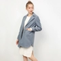 Chống mùa sản phẩm mới 9 quyến rũ HH1C0047 giản dị Hàn Quốc phiên bản của áo len coat counter giảm giá của phụ nữ 2018 mùa đông áo khoác dạ nữ dáng dài