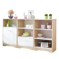 Không gian Nền Kinh Tế Vi Sóng Mini Trắng Phân Loại Tủ Tea Cabinet Ban Công Các Đối Tượng Nhỏ Lưu Trữ Bản Ghi Di Động Phong Cách Châu Âu giá đựng sách