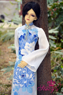 taobao agent {Stacy's pink ocean} BJD baby clothes 1/3 1/4 Uncle Cheongsam-Changliu sold out