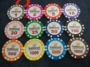 14g Golden Crown Clay Chips được tích hợp trong các tấm sắt Texas Holdem Poker Baccarat Vương miện Mahjong 21 điểm - Các lớp học Mạt chược / Cờ vua / giáo dục bộ cờ vua bằng pha lê