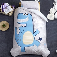 Phim hoạt hình mẫu giáo quilt ba mảnh cotton trẻ em chăn bông quilt bé ngủ bé sáu giường 	drap giường cho bé	