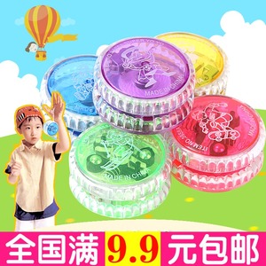 Trẻ em nhựa sáng yo-yo chói yoyo bóng với bóng dây gian hàng đồ chơi