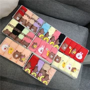 Bạn bè phiên bản Hàn Quốc của hộp quà tặng cotton hữu cơ dễ thương phim hoạt hình gấu nâu cô gái đồ lót phụ nữ - Bộ quà tặng