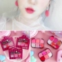 Cô gái Tim Trang Điểm ~ Mềm Cô Gái Hồng RosyPink Lip Gloss Lip Gloss Lip Màu Sáu Màu Hộp Màu Tấm 9.9 	son bóng trong	