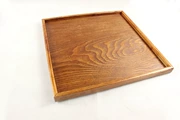 Khay gỗ khay lưu trữ khay bánh bánh khay khay hiển thị đĩa vuông vuông 40cm - Tấm