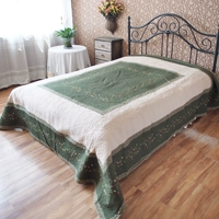 hoa rực rỡ thêu giường bông bao gồm điều hòa không khí trong và ngoài bedspread bông mùa xuân và mùa hè giường màu sắc là sai lầm - Trải giường ga nệm 1m8