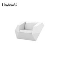 Đồ thủ công mỹ nghệ sáng tạo đồ nội thất FAZ Sofa 1 chỗ sofa đơn sợi thủy tinh ngoài trời ghế sofa mini