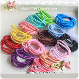 JD Series Colorful Candy COLOR Medium -Sized Basic Masculine Children Baby Circula Rubber Band Rubber Band Hair Rope