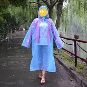 Dùng một lần áo mưa nữ dành cho người lớn ngoài trời di động dày du lịch du lịch mưa quần phù hợp với leo trôi trong suốt poncho