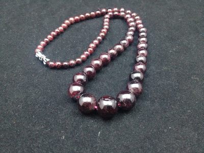 Подвеска из граната, ожерелье, короткий оберег на день рождения, свитер, цепочка до ключиц, простой и элегантный дизайн
