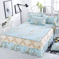 Simmons giường bedspread váy một mảnh bảo vệ giường che bụi che 1,5m 1.8m khăn trải giường nữ Mikasa trượt - Váy Petti váy giường