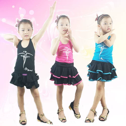 Детская спортивная одежда, топ с чашечками, костюм, мини-юбка, комплект